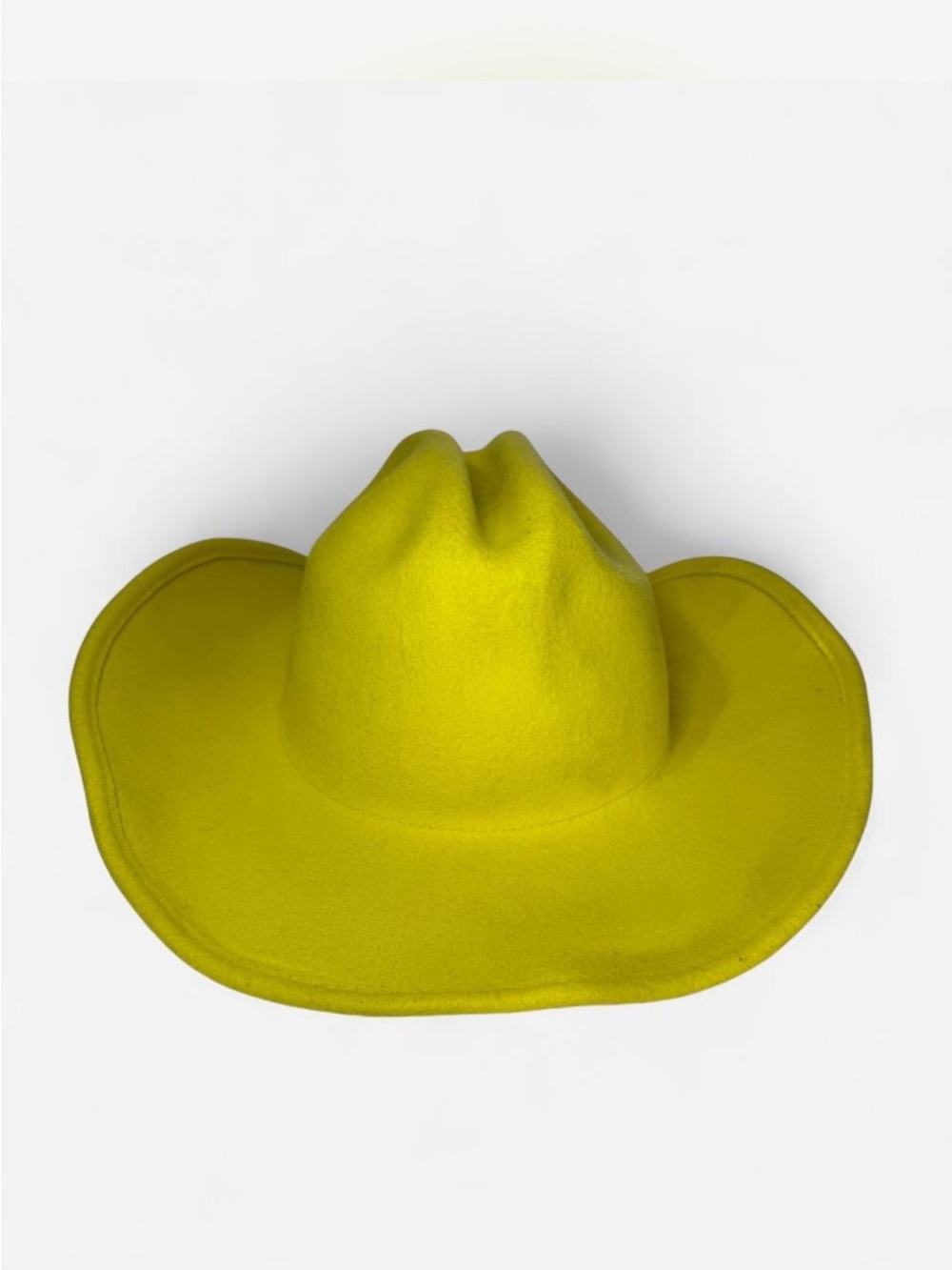 WYETH 100% Wool Yellow Cowboy Hat | O/S - Picture 4 of 8